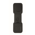 Estación de carga inalámbrica plegable 3 en 1 con entrada USB-C 15W color negro novena vista