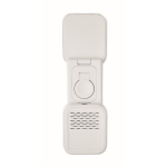 Estación de carga inalámbrica plegable 3 en 1 con entrada USB-C 15W color blanco decima vista