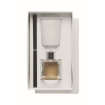 Set aromático con difusor de fragancia y vela de cera vegetal color blanco segunda vista