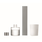 Set aromático con difusor de fragancia y vela de cera vegetal color blanco quinta vista