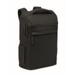 Mochila para portátil de PU con forro RPET con compartimento de 15'' color negro