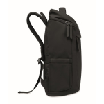 Mochila para portátil de PU con forro RPET con compartimento de 15'' color negro