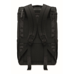 Mochila para portátil de PU con forro RPET con compartimento de 15'' color negro