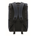 Mochila para portátil de PU con forro RPET con compartimento de 15'' color azul marino