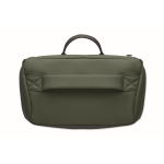 Mochila para portátil de PU con forro RPET con compartimento de 15'' color verde oscuro