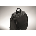 Mochila urbana de RPET con compartimento acolchado para portátil 15'' color negro vista fotografía quinta vista