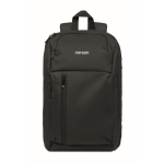 Mochila urbana de RPET con compartimento acolchado para portátil 15'' color negro vista principal