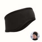 Cinta para la cabeza de forro polar suave para el frío 280g/m² color negro