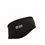 Cinta para la cabeza de forro polar suave para el frío 280g/m² color negro vista de impresión