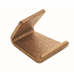 Soporte para móvil de madera de nogal y álamo para mesa color madera sexta vista