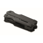 Multiherramienta plegable de aluminio y acero inox. 13 en 1 en funda color negro cuarta vista