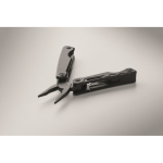 Multiherramienta plegable de aluminio y acero inox. 13 en 1 en funda color negro vista fotografía quinta vista