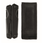 Multiherramienta plegable de aluminio y acero inox. 13 en 1 en funda color negro novena vista
