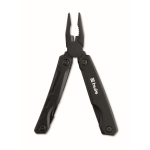 Multiherramienta plegable de aluminio y acero inox. 13 en 1 en funda color negro vista principal