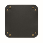 Bandeja plegable de PU con hebillas para llaves y artículos cotidianos color negro sexta vista