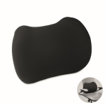 Cojín ergonómico de espuma viscoelástica para apoyo lumbar color negro