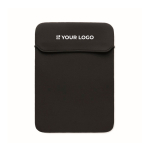 Funda para portátil de neopreno con 3mm de grosor y tamaño para 15'' color negro vista de impresión