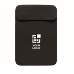 Funda para portátil de neopreno con 3mm de grosor y tamaño para 16'' color negro vista de impresión
