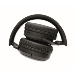 Auriculares inalámbricos plegables con micrófono y función manos libres color negro novena vista