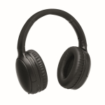 Auriculares inalámbricos plegables con micrófono y función manos libres color negro