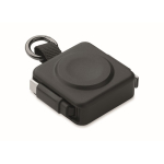 Cable retráctil con llavero y carga rápida con entrada USB-C 100W color negro segunda vista