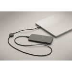 Cable de carga y transferencia de datos con cargador para smartwatch color negro sexta vista