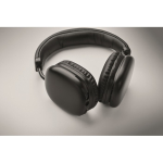 Auriculares inalámbricos de diadema con manos libres y recargable color negro vista fotografía sexta vista