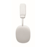Auriculares inalámbricos de diadema con manos libres y recargable color blanco octava vista