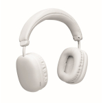 Auriculares inalámbricos de diadema con manos libres y recargable color blanco decima vista