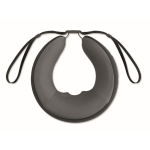 Cojín cervical de masaje de espuma viscoelástica recargable con asa color negro tercera vista