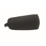 Cojín cervical de masaje de espuma viscoelástica recargable con asa color negro cuarta vista