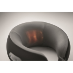 Cojín cervical de masaje de espuma viscoelástica recargable con asa color negro vista fotografía septima vista