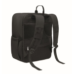 Mochila de viaje de nylon repelente al agua con múltiples bolsillos 20L color negro segunda vista