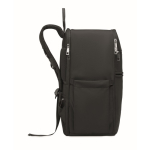 Mochila de viaje de nylon repelente al agua con múltiples bolsillos 20L color negro
