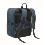 Mochila de viaje de nylon repelente al agua con múltiples bolsillos 20L color azul segunda vista