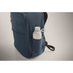 Mochila de viaje de nylon repelente al agua con múltiples bolsillos 20L color azul vista fotografía cuarta vista