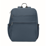 Mochila de viaje de nylon repelente al agua con múltiples bolsillos 20L color azul octava vista