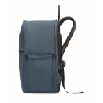 Mochila de viaje de nylon repelente al agua con múltiples bolsillos 20L color azul
