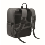 Mochila de viaje de nylon repelente al agua con múltiples bolsillos 20L color gris oscuro segunda vista