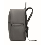 Mochila de viaje de nylon repelente al agua con múltiples bolsillos 20L color gris oscuro