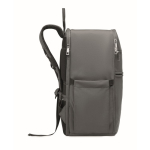 Mochila de viaje de nylon repelente al agua con múltiples bolsillos 20L color gris oscuro