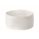 Banda ajustable de microfibra para el cabello para el cuidado facial color blanco segunda vista