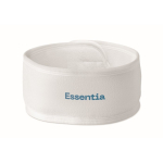 Banda ajustable de microfibra para el cabello para el cuidado facial color blanco vista principal segunda vista