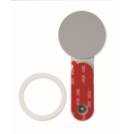 Soporte magnético de aluminio para móvil con anillo metálico color plateado sexta vista