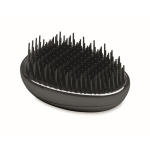 Cepillo de plástico y aluminio para cabello con función desenredante color negro segunda vista
