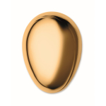Cepillo de plástico y aluminio para cabello con función desenredante color dorado quinta vista