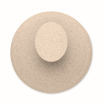 Cepillo masajeador de plástico para masajear y exfoliar cuero cabelludo color beige quinta vista
