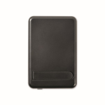 Set de viaje con powerbank magnético 5.000mAh y cargador USB-C color negro novena vista