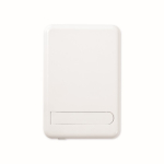 Set de viaje con powerbank magnético 5.000mAh y cargador USB-C color blanco novena vista