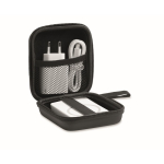 Set de viaje con powerbank magnético 5.000mAh y cargador USB-C color blanco decima vista